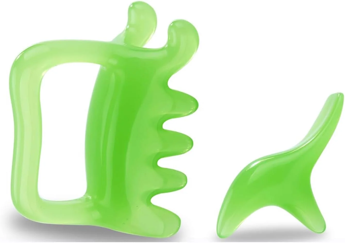 ابزار ماساژ فاسیا و سلولیت آزونه، ابزار رهاسازی میوفاشیال نقاط ماشه ای 2 در 1 برای گردن، شانه، پشت، ماساژور بدن رزینی، تسکین تنش پشت و تسکین فاشئیت کف پا