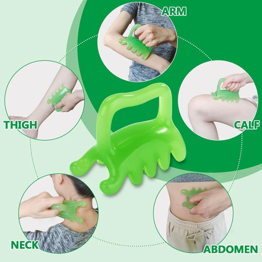 ابزار ماساژ فاسیا و سلولیت آزونه، ابزار رهاسازی میوفاشیال نقاط ماشه ای 2 در 1 برای گردن، شانه، پشت، ماساژور بدن رزینی، تسکین تنش پشت و تسکین فاشئیت کف پا ابزار ماساژ فاسیا و سلولیت آزونه، ابزار رهاسازی میوفاشیال نقاط ماشه ای 2 در 1 برای گردن، شانه، پشت، ماساژور بدن رزینی، تسکین تنش پشت و تسکین فاشئیت کف پا