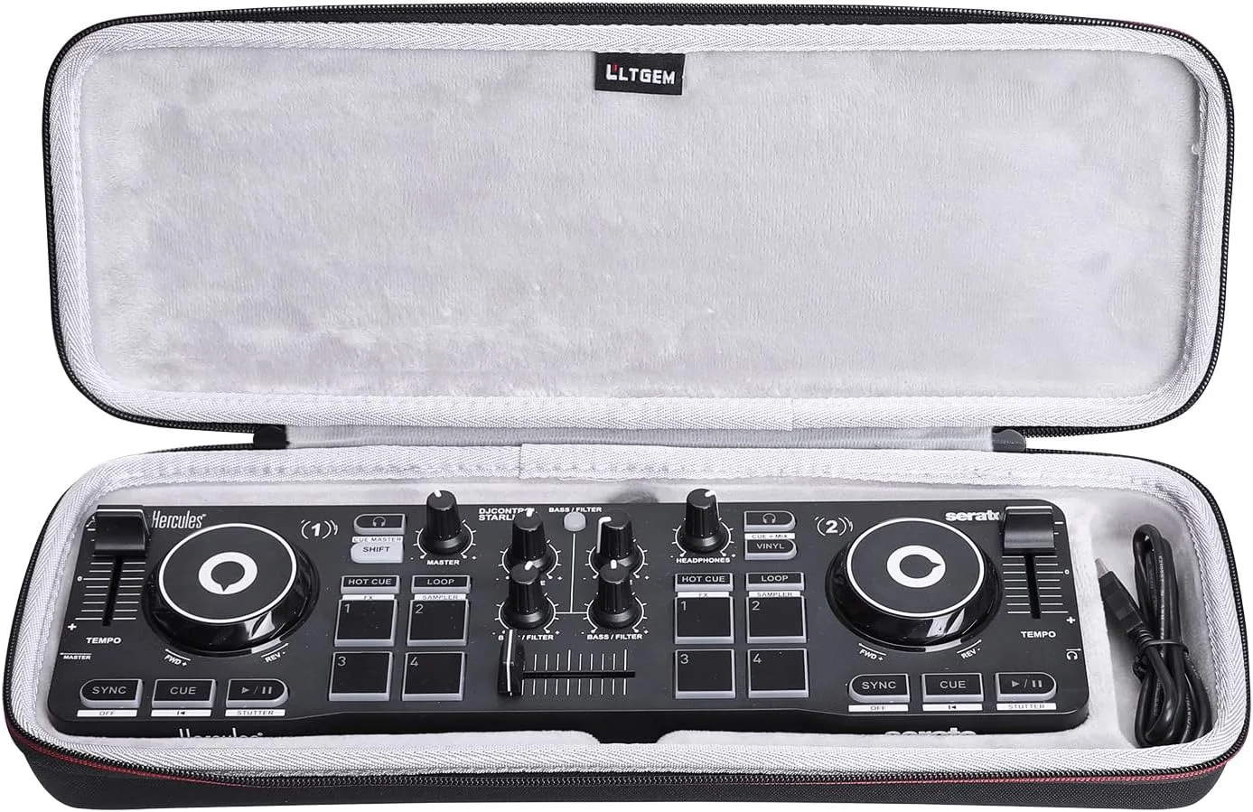 کیف محافظ کنترلر DJ مدل LTGEM مناسب برای Hercules Compact DJ DJControl Starlight - کیف حمل محافظتی و مقاوم