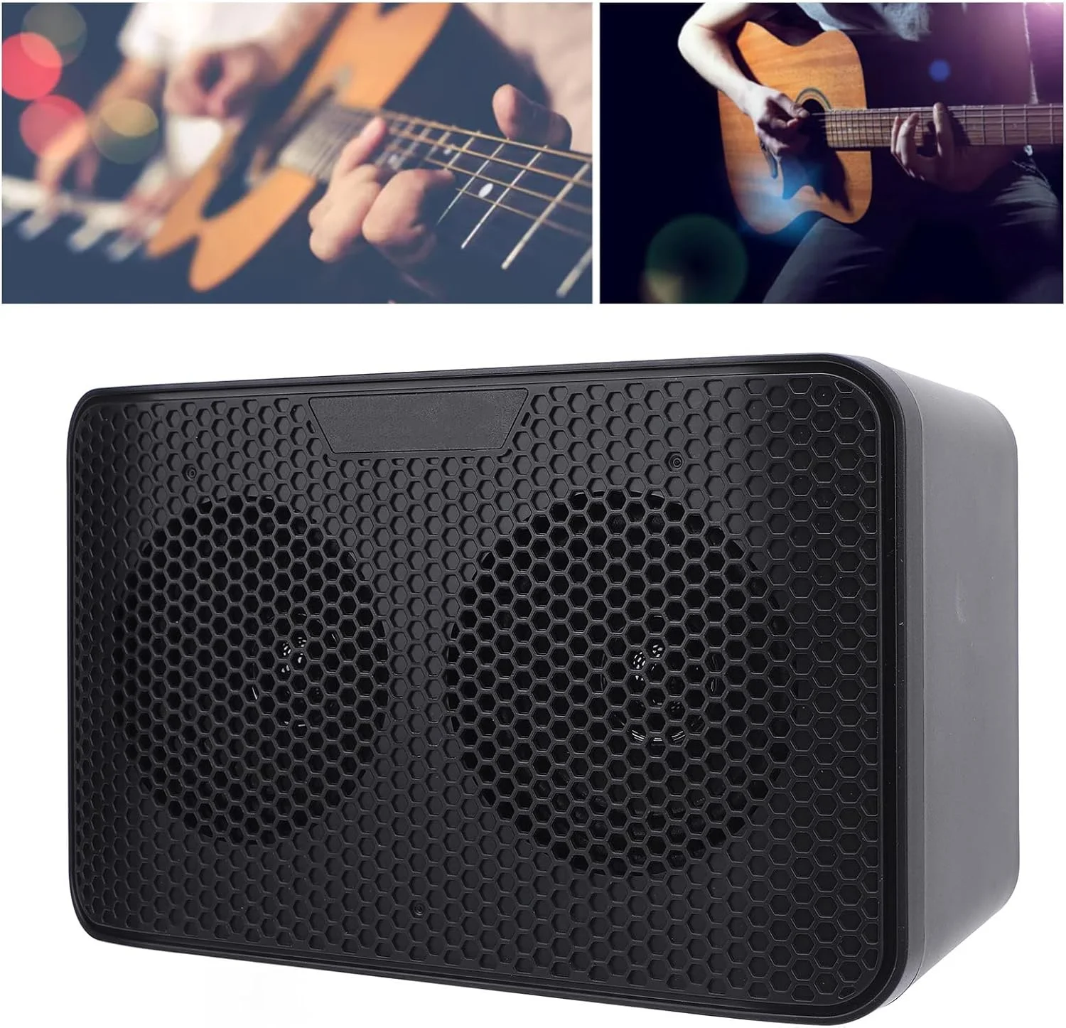 آمپلی فایر گیتار 10 واتی، جمع و جور و قابل حمل برای اجرا، دارای واحد افکت تاخیر داخلی و جنس عالی، ایده آل برای نوازندگان در حال حرکت