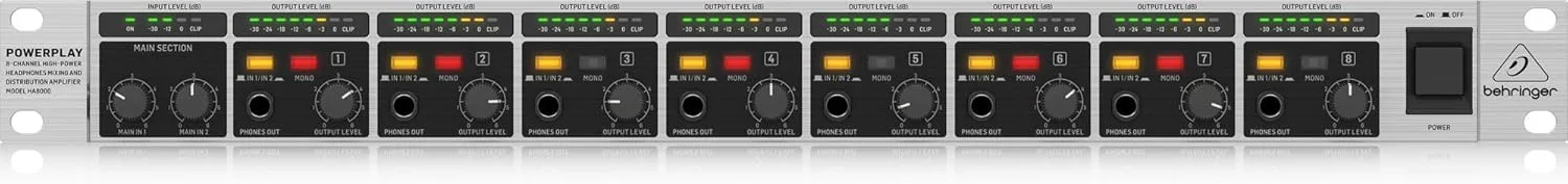 آمپلی فایر Behringer POWERPLAY HA8000 V2