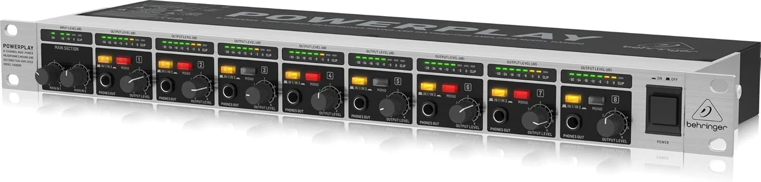 آمپلی فایر Behringer POWERPLAY HA8000 V2 آمپلی فایر Behringer POWERPLAY HA8000 V2