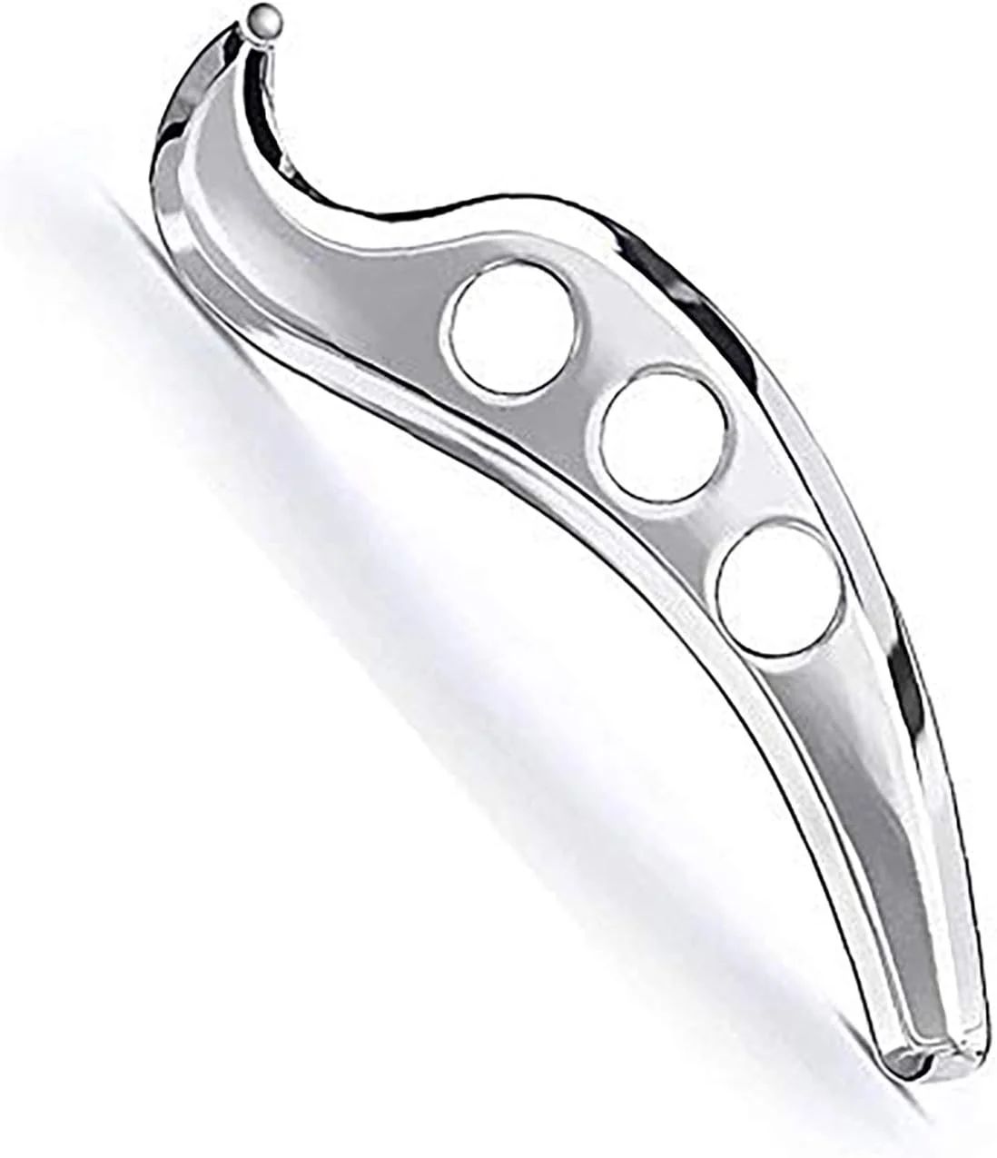 ابزار ماساژ گوا شا NALACAL - تخته خراش فولاد ضد زنگ 420 برای درمان بدن، اسپا، کاهش درد گردن، شانه، پشت و عضلات - ضد حساسیت، ضد خوردگی (1 عدد)