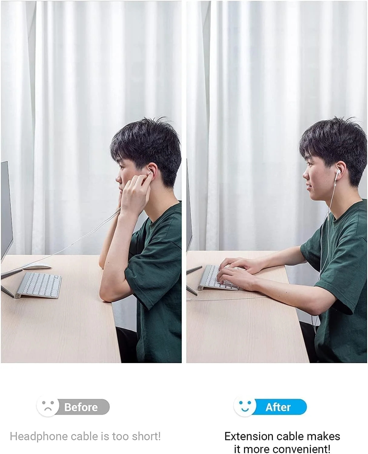 کابل افزایش طول صدا VENTION 3.5mm، کابل افزایش طول هدفون 4 پل 3.5mm، کابل صوتی استریو، رابط روکش طلا کابل بافته شده نایلونی، برای هدست/تلویزیون/لپ تاپ (3M، مشکی)