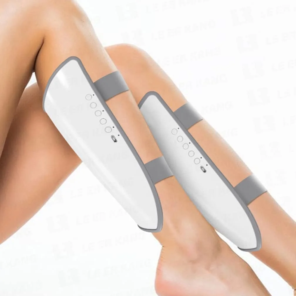 ماساژور ساق پا با گرما، دستگاه ماساژور شارژی و بی سیم پا برای شکل دادن به ساق پا، ماساژور حذف چربی، 4 حالت لرزشی گرمایشی برای تسکین درد، رفع خستگی، ابزاری برای ریلکسیشن عضلات پا