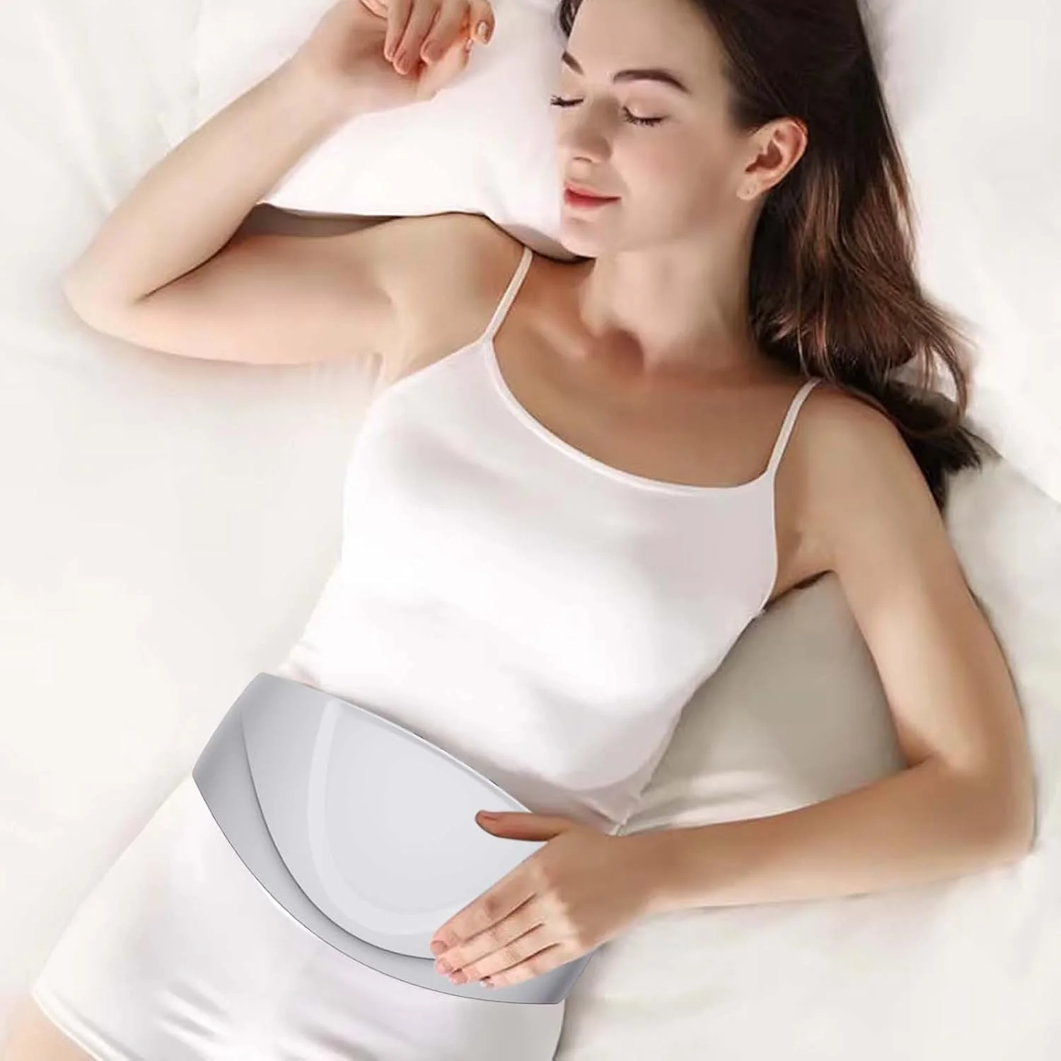 ماساژور شکم برای کاهش چربی، دستگاه برقی و بی‌سیم قابل حمل، مناسب برای بدنسازی، یوگا و تمرینات لاغری ران در خانه