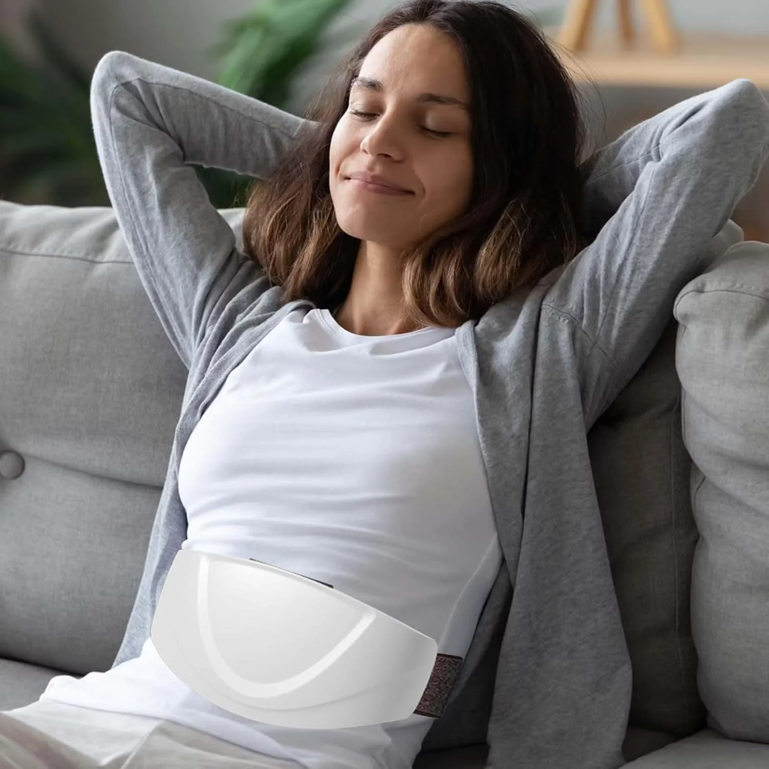 ماساژور شکم برای کاهش چربی، دستگاه برقی و بی‌سیم قابل حمل، مناسب برای بدنسازی، یوگا و تمرینات لاغری ران در خانه