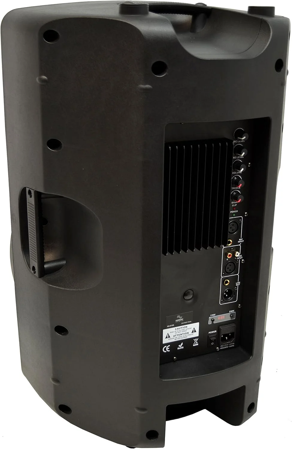 اسپیکر PA اکتیو 15 اینچی سری کنسرت هارمونی آدیو 1000 وات مدل HA-C15A