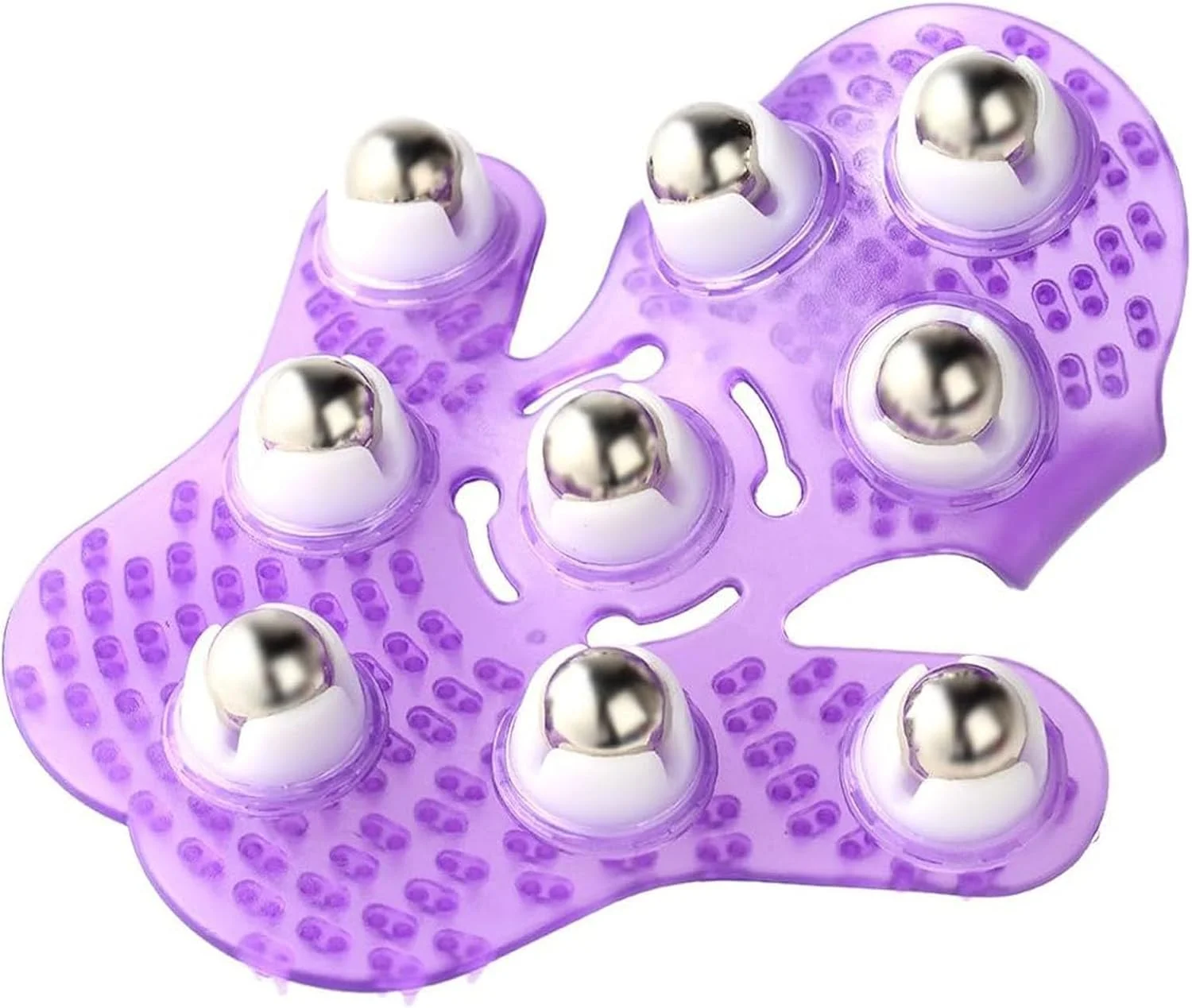 دستکش ماساژ با ۹ توپ ماساژ چرخشی استیل ضد زنگ، دستکش ماساژ دستی - ایده آل برای آرامش عضلات، بهبود گردش خون و کاهش استرس، دستگاه ماساژ