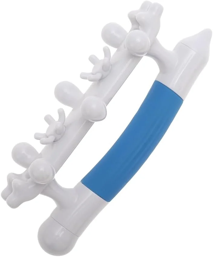 ابزار ماساژ فاسیا، تسکین درد نقطه ماشه ای آزونی، ماساژور رهاسازی میوفاشیال برای گردن، شانه، پاها، آبی