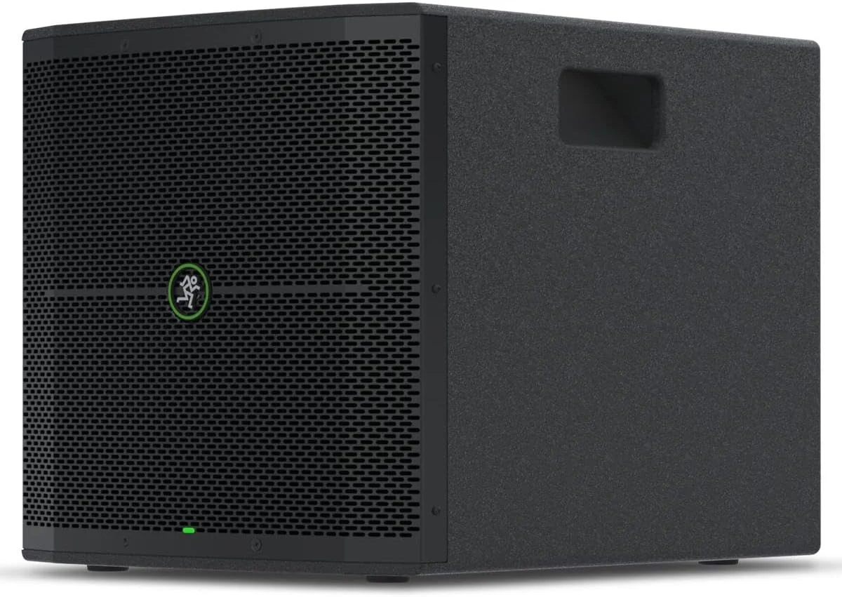 ساب ووفر اکتیو 15 اینچی مکی Thump115S با توان 1400 وات، حالت‌های صوتی قابل انتخاب و کراس اوور متغیر