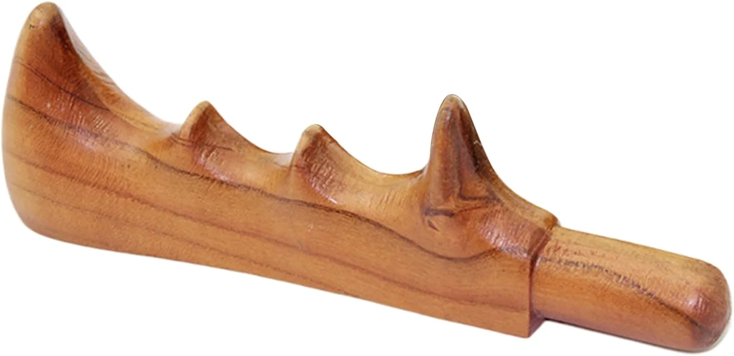 چوب ماساژ گوا شا | چوب ماساژ قابل حمل طبیعی - اسکرابر قابل حمل پوست سر، لوازم مراقبت بهداشتی خراش بدن برای اسپا، خانه، شانه، مسافرت، پا، کمر