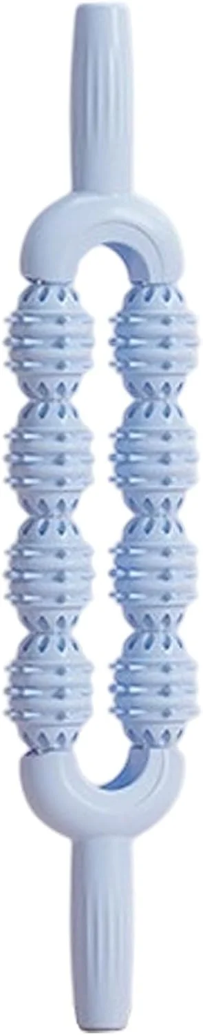 غلتک ماساژ دستی ساق پا | ماساژور ضد لغزش برای بدن، گردن، کمر، بازوها، گرفتگی عضلات، سفتی، گرم کردن روزانه، خانه، محل کار، باشگاه، تمرین، مسافرت، تناسب اندام، زنان، مردان