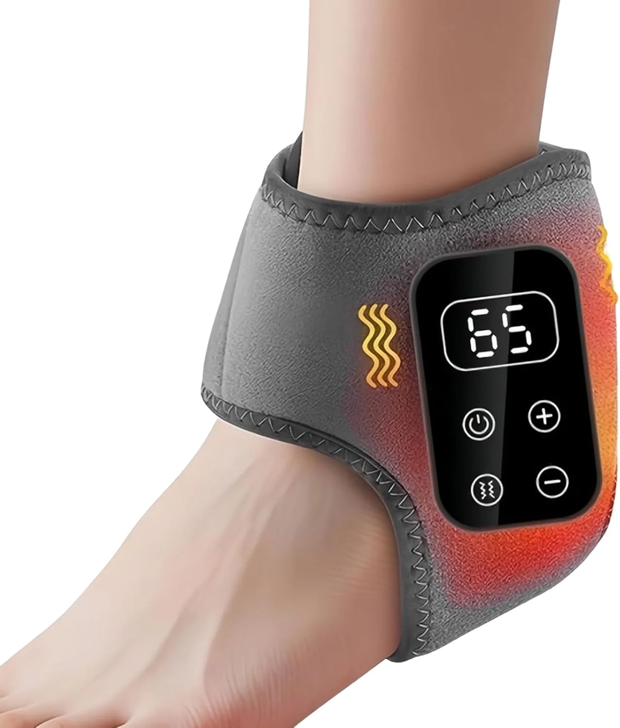 ماساژور مچ پا | گرم کننده الکتریکی 5 حالته، پد گرمایشی مچ پا، برای مراقبت روزانه پا، راحتی، تولد، منزل، مسافرت و محل کار برای آقایان، بانوان و سالمندان