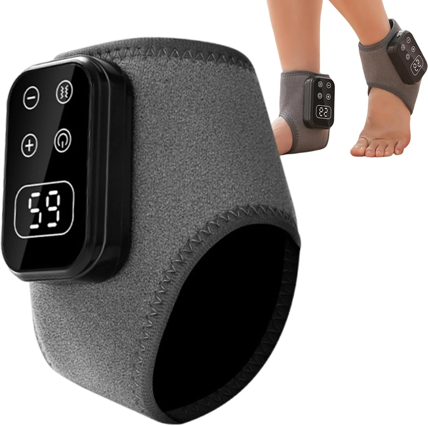 ماساژور مچ پا | گرم کننده برقی 5 حالته، پد گرمایشی مچ پا | برای مراقبت روزانه از پا، راحتی، تولد، منزل، مسافرت، محل کار برای آقایان، خانم ها و سالمندان