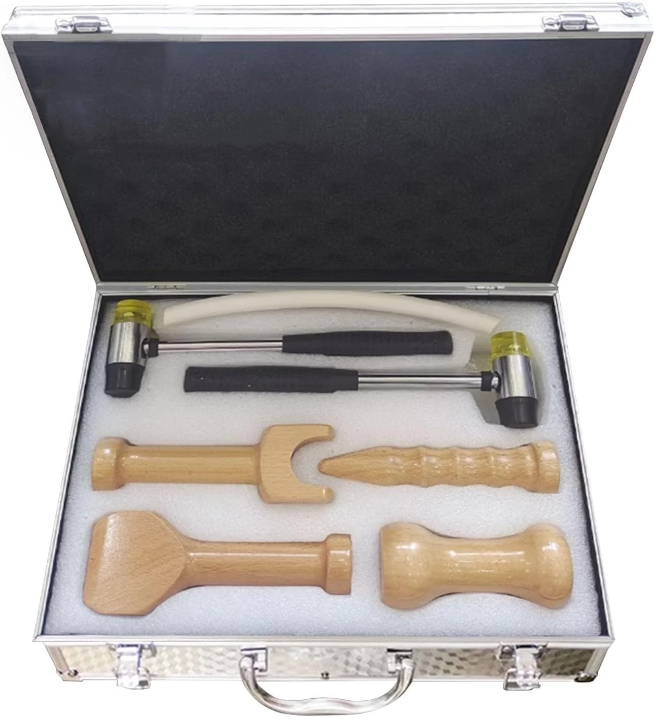 مجموعه ماساژ چکش توک سن، ابزار ماساژ درمانی نقاط طب سوزنی، مناسب برای شانه و گردن، کشیدگی کمر و ناهماهنگی مفاصل ستون فقرات (7 قطعه)