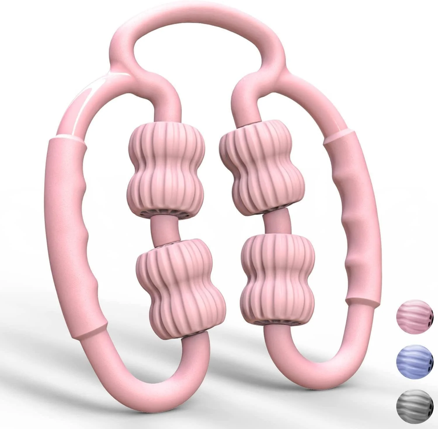 ماساژور غلتکی سلولیت KASTWAVE، ماساژور دستی عضلات چند منظوره برای پا، ماساژور نقطه ماشه ای برای پاها، گردن و باسن، تسکین دهنده درد عضلات