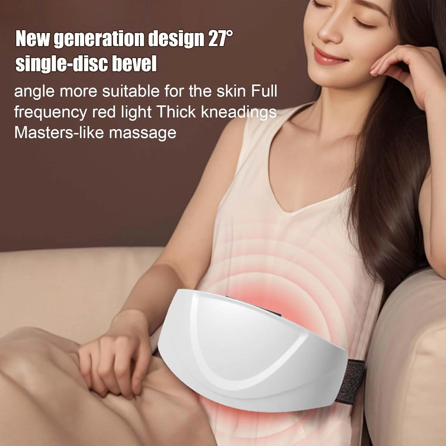 ماساژور شکمی | دستگاه لاغری شکم بی سیم قابل حمل، لوازم بدنسازی و یوگا برای تمرین لاغری ران در منزل