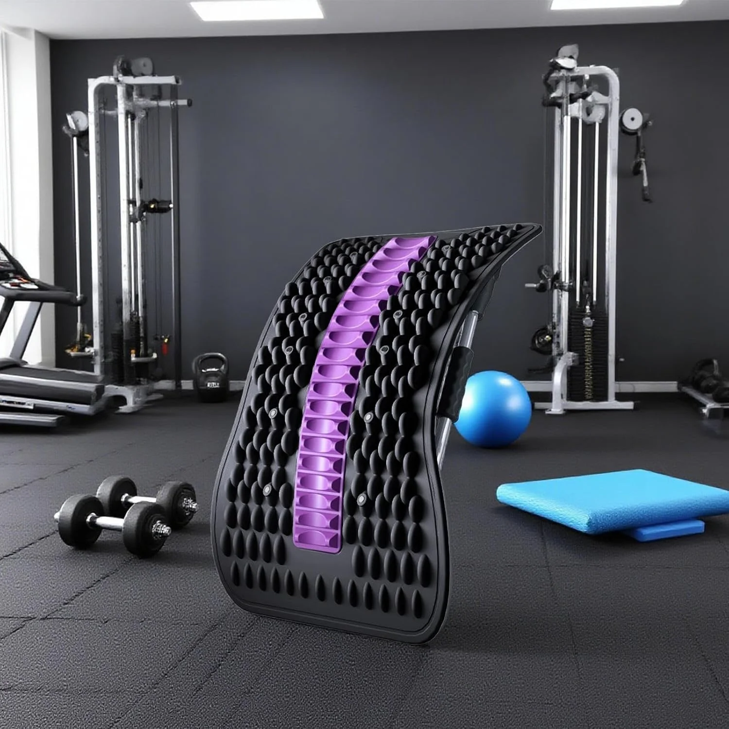 تخته کشش کمر | لوازم جانبی یوگا، دستگاه ماساژ کششی برای دوستان، پسران، جوانان، خانواده، زنان و دختران برای ریلکس کردن عضلات کمر