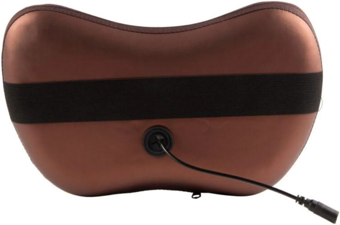 ماساژور گردن و شانه: بالش تسکین دهنده بافت عمیق برای کمر، پاها، کمر - خانه، دفتر و ماشین | گرما درمانی الکتریکی | ویبراتور مغناطیسی شیاتسو | ریلکسیشن عضلات ماساژور پا