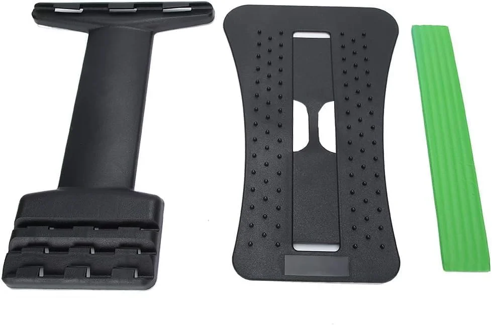 ابزار کشش گردن و ماساژور کمر، بالش گردنی، اصلاح کننده پشتیبانی ستون فقرات کمری و تسکین درد | رنگ های متنوع