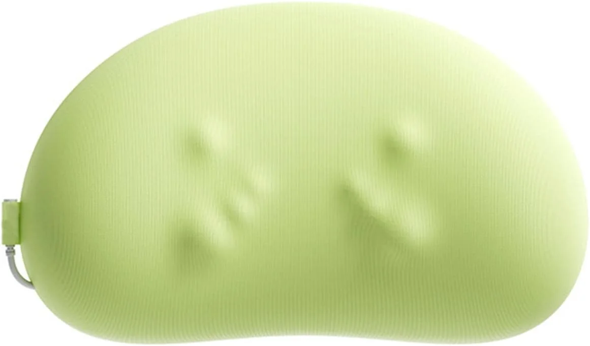 ماساژور کمر خانگی با کمپرس گرم، کوسن کمری برای درد پایین کمر و گردن، ماساژور چند منظوره ورزشی کمر، سبز