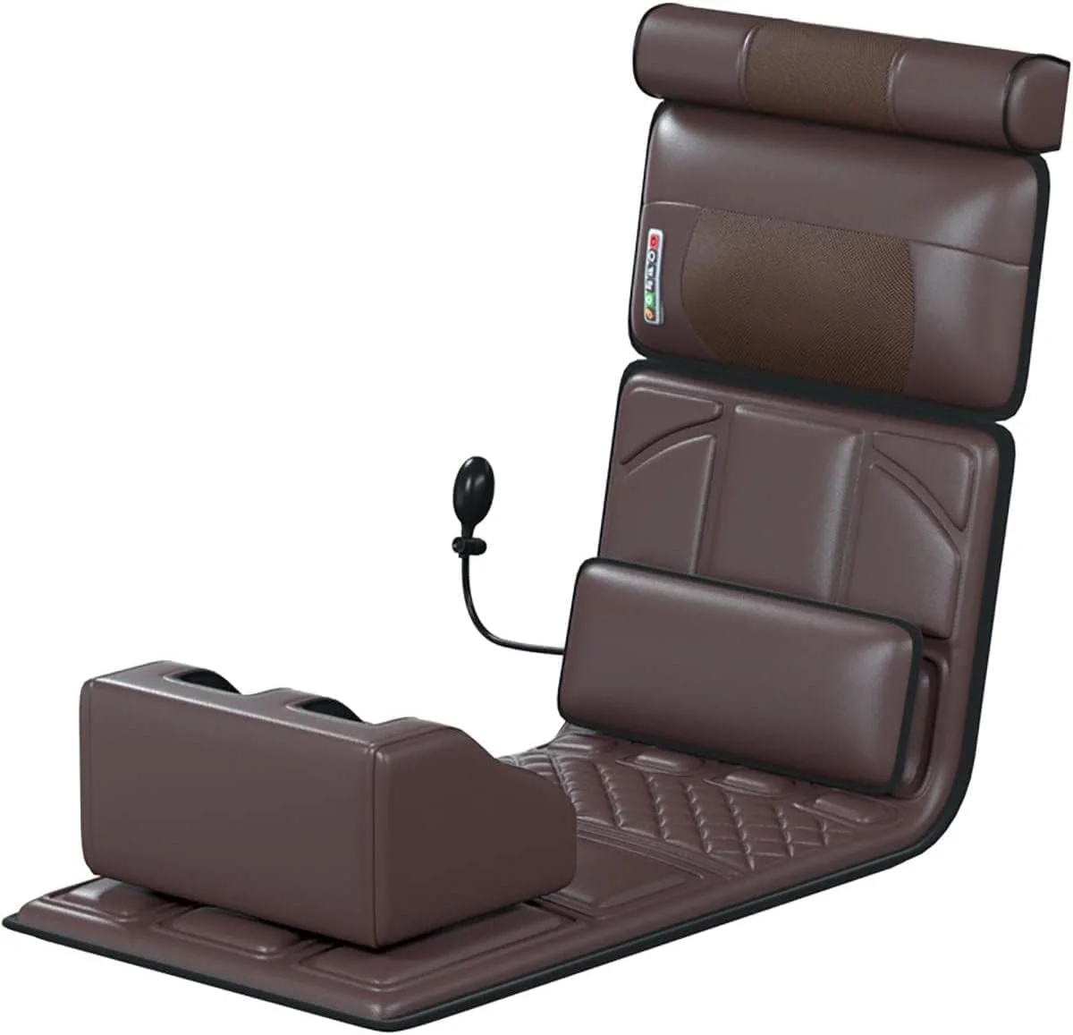 تشک ماساژ گرمایشی با 20 سر ماساژ شیاتسو گردن، پد گرمایشی تشک ماساژ تمام بدن، کوسن تشک ماساژور برای تسکین درد کمر، پا و عضلات