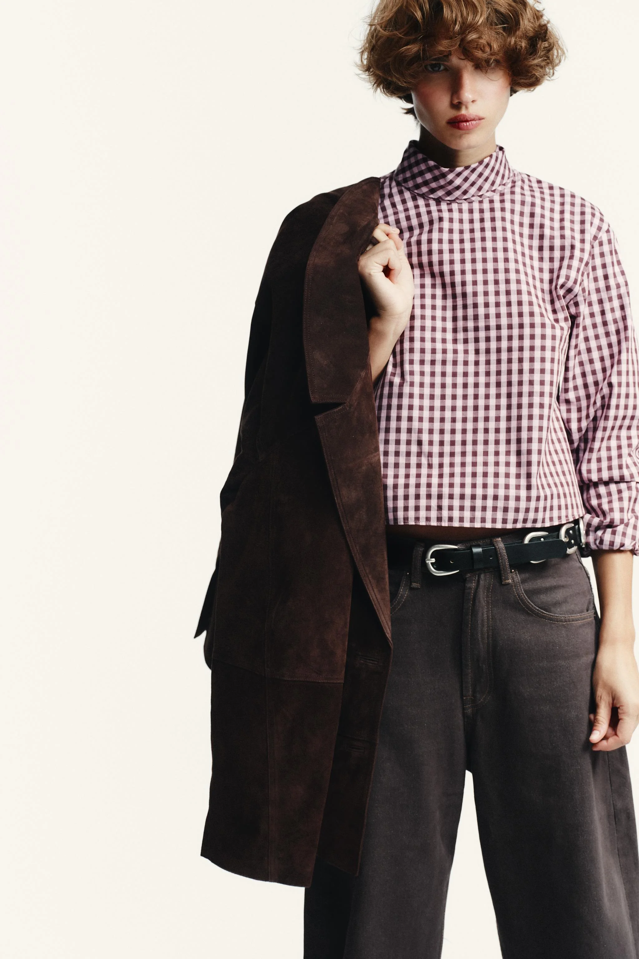 پیراهن پاپلین طرح دار