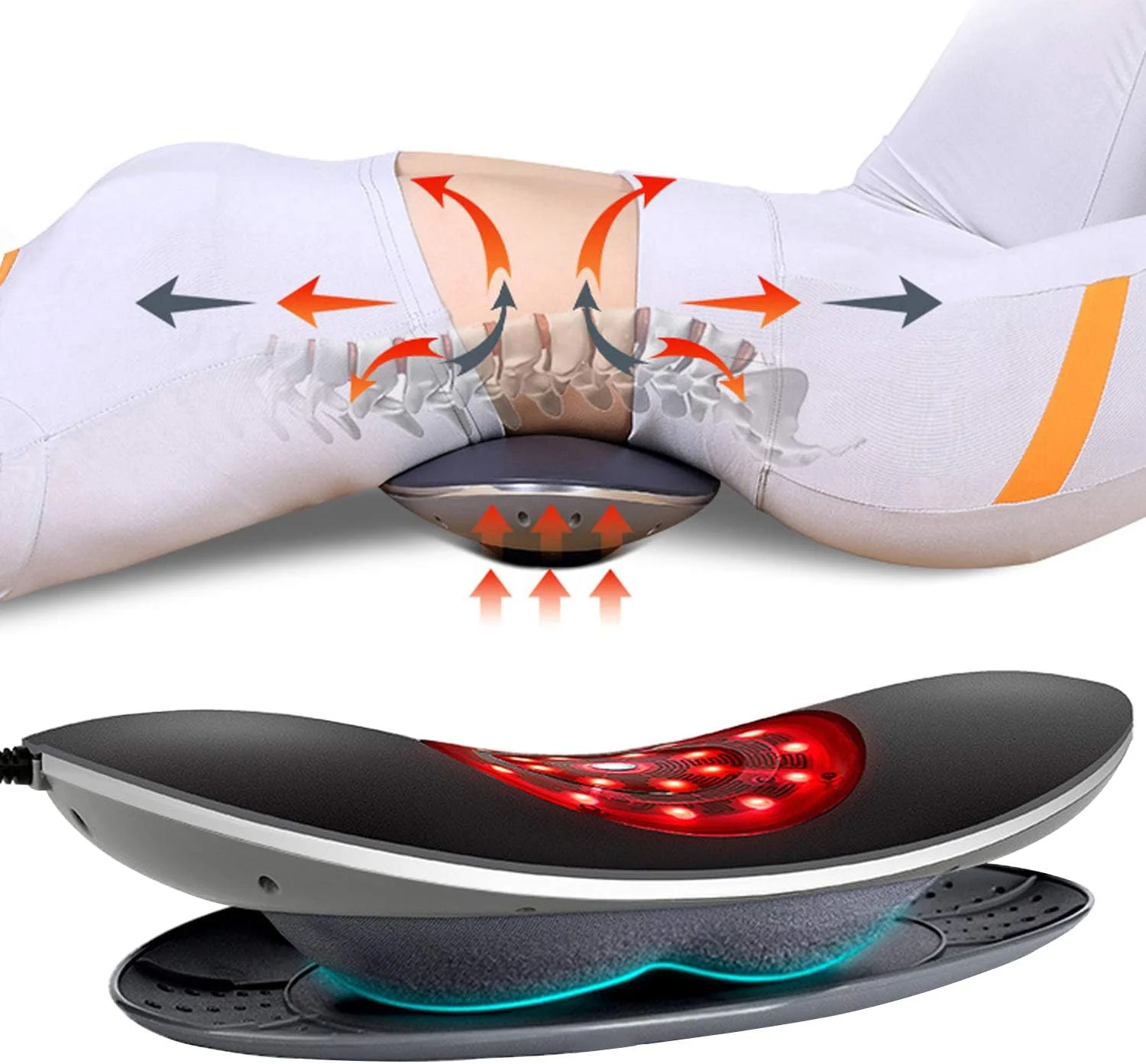 ماساژور برقی کمر، کشش کمری برای فتق دیسک کمر، مناسب منزل و محل کار