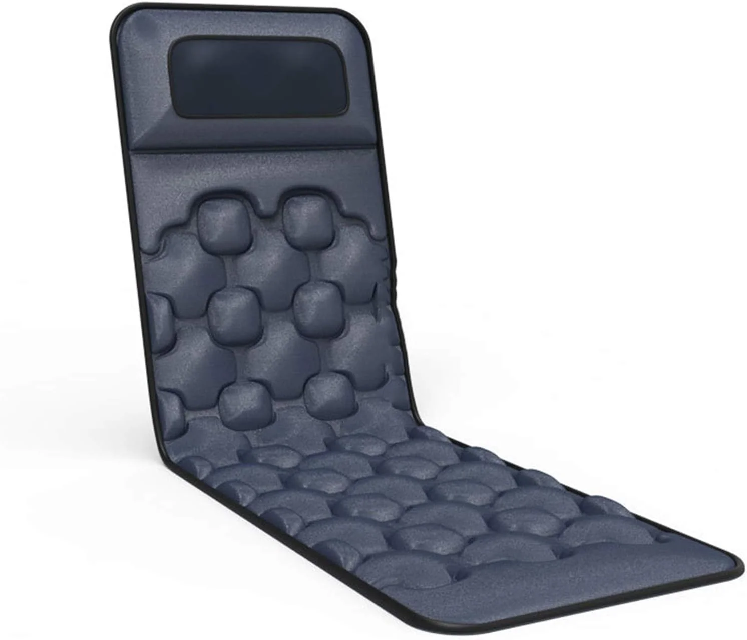 تشک ماساژ تاشو تمام بدن آراست با 10 موتور ویبره و 2 پد گرمایشی درمانی، کوسن ماساژور تمام بدن برای تسکین درد کمر، ستون فقرات و پا LEOWE