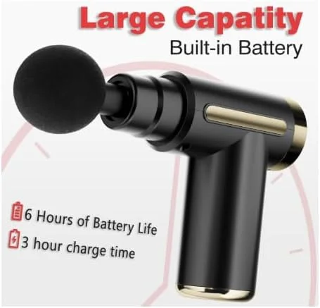 ماساژور ضربه ای کوچک، ماساژور عضلانی عمقی جیبی، شارژ سریع USB-C، ماساژور دستی گردن و کمر برای تسکین درد، بهترین هدیه برای پدر و مادر