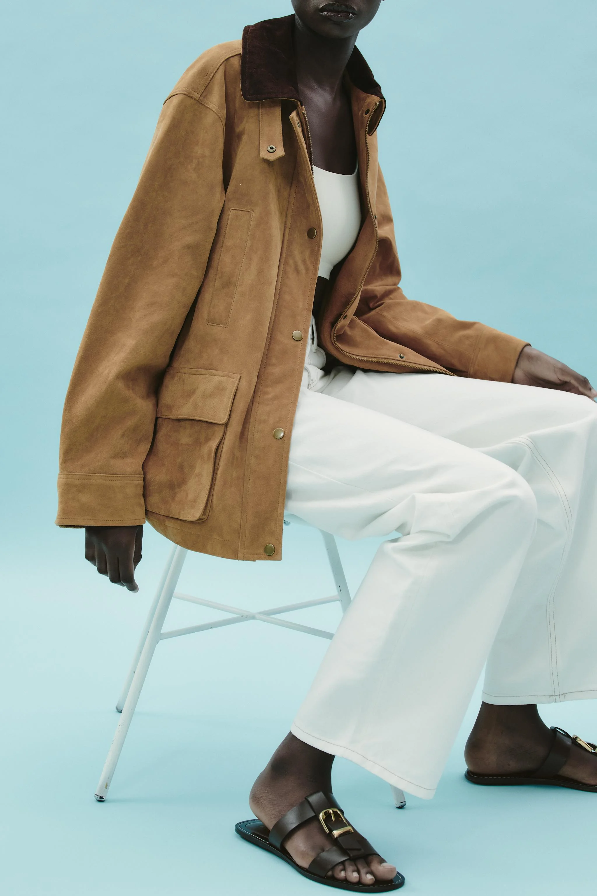 صندل تخت بند دوتایی با سگک