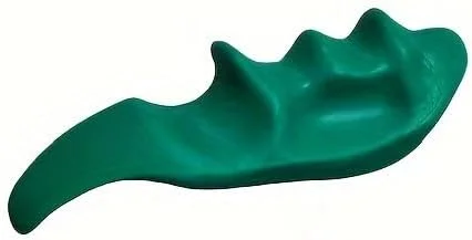 ابزار ماساژ انگشتی کوچک سبز رنگ، پلاستیک سیلیکونی با کنترل سرعت قابل تنظیم، ماساژور قابل حمل بدن برای گردن، کمر، مسافرت و دفتر کار، سبز