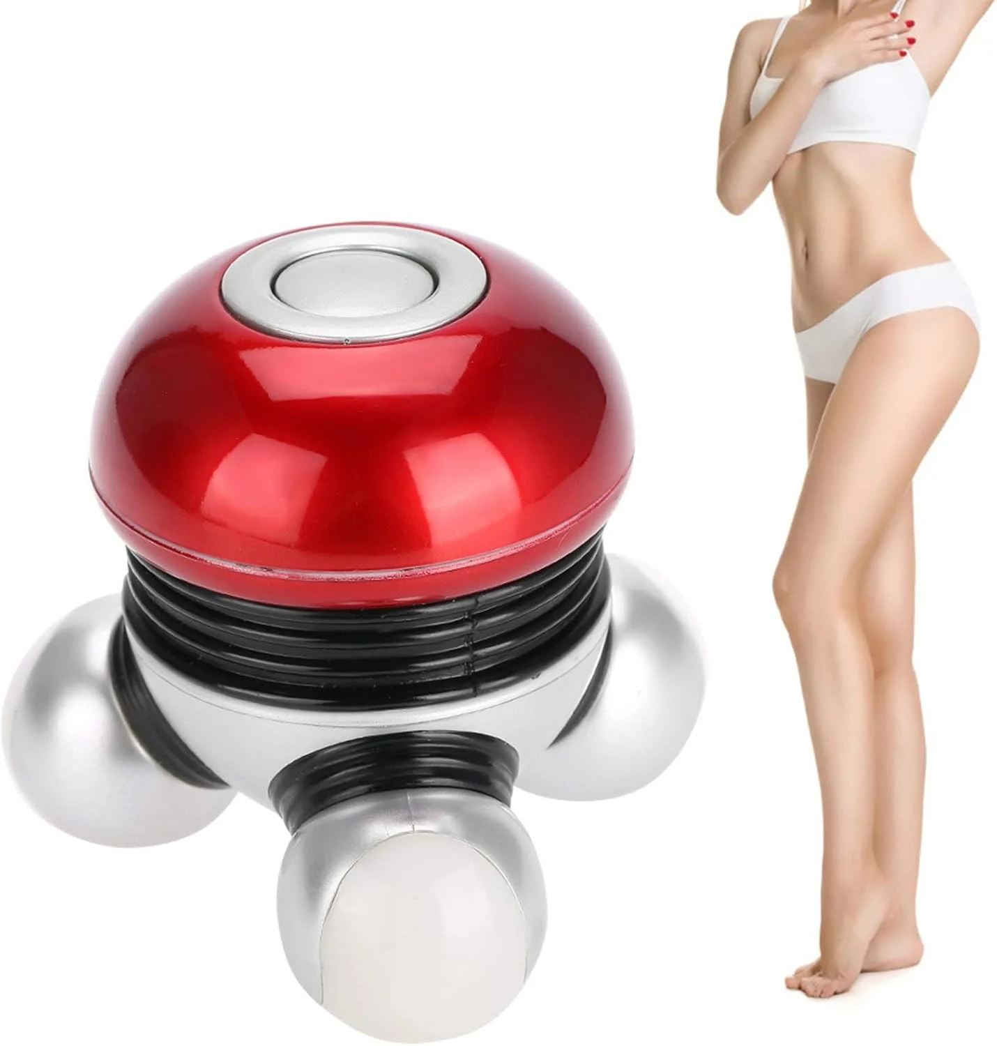 ماساژور کوچک، ماساژ بدن برقی قابل حمل با لامپ LED برای تسکین تنش و استرس و بهبود گردش خون