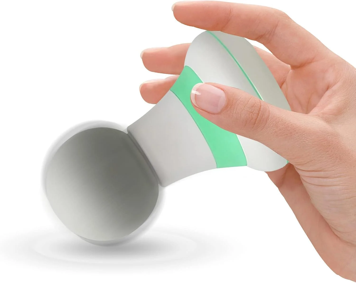 ماساژور دستی قدرتمند 2.0 اینچی * 4.5 اینچی با 6 حالت لرزش جادویی، ماساژور الکتریکی کوچک شخصی برای ماساژ گردن، شانه، پشت و بدن (سبز)