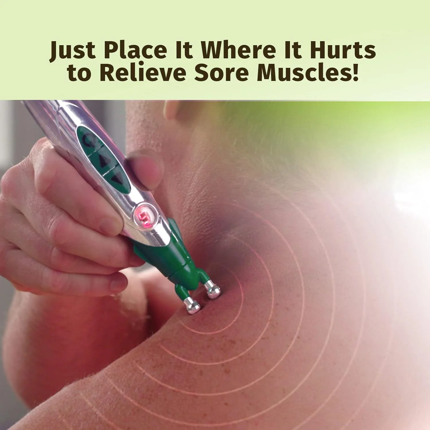 قلم طب سوزنی الکترونیکی 3 در 1، ابزارهای قلم ماساژ چند منظوره، قلم طب سوزنی الکترونیکی برای تسکین درد، قلم انرژی مریدین قدرتمند برای تسکین درد، 2 عدد باتری قلمی (شامل نمی شود)