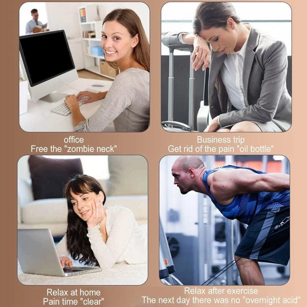 ماساژور تفنگی فاسیال کوچک برای تسکین درد، ماساژور برقی دستی بدن، ریلکس کننده عضلات بافت عمیق