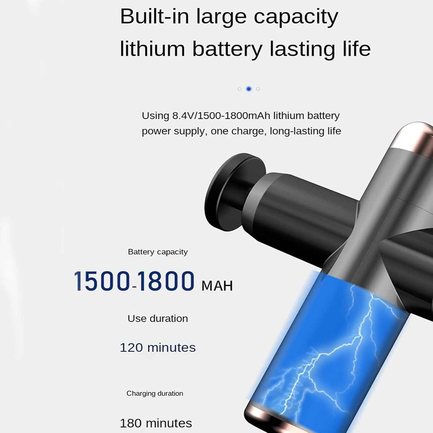 ماساژور تفنگی فاسیای قابل حمل ERNZI، تجهیزات ورزشی برای ریلکس کردن عضلات و تسکین درد
