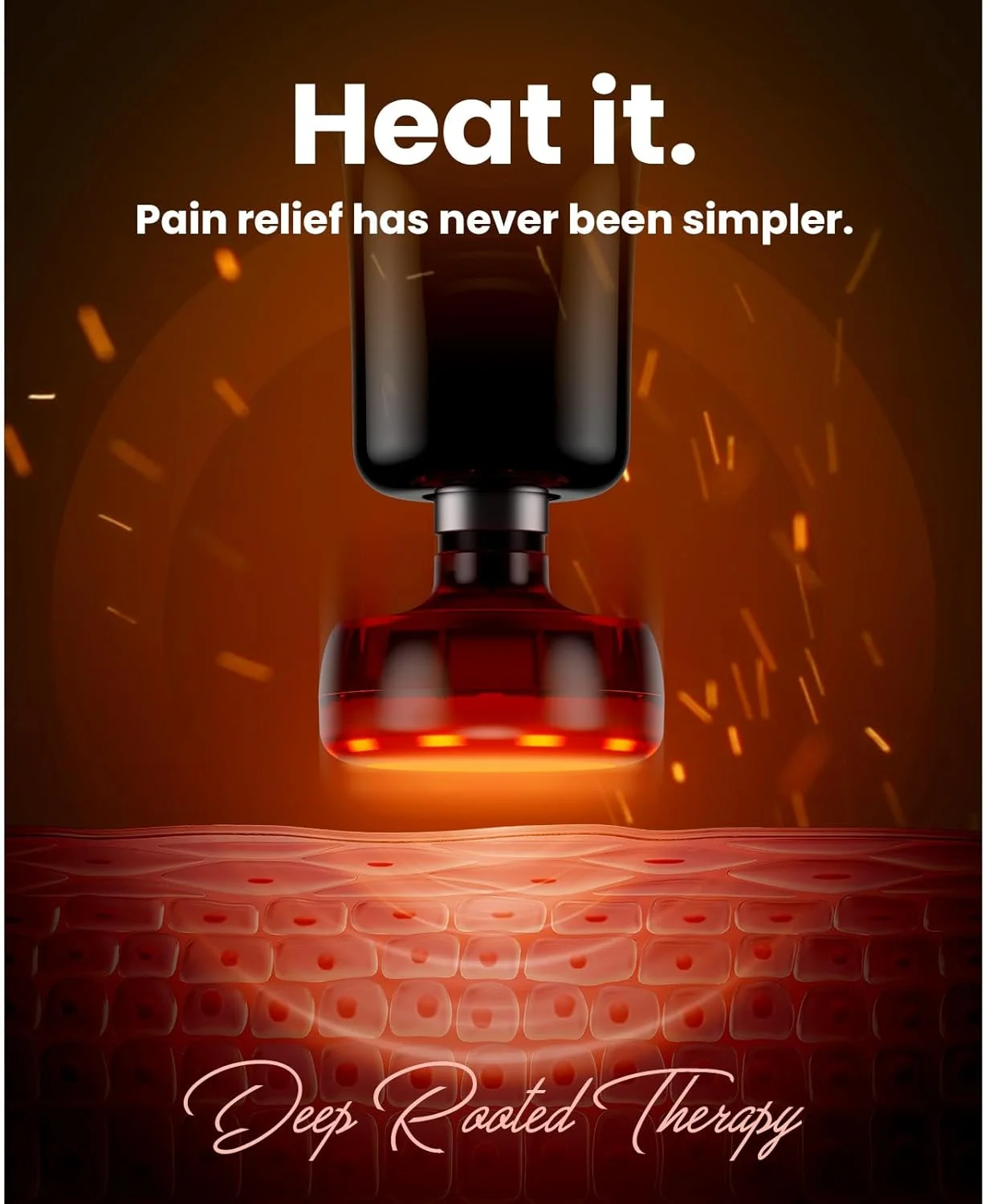 ماساژور ضربه ای کوچک و قابل حمل BOB AND BRAD Q2 Plus با گرما، ماساژور عمقی عضلات، فوق العاده کوچک و بی صدا