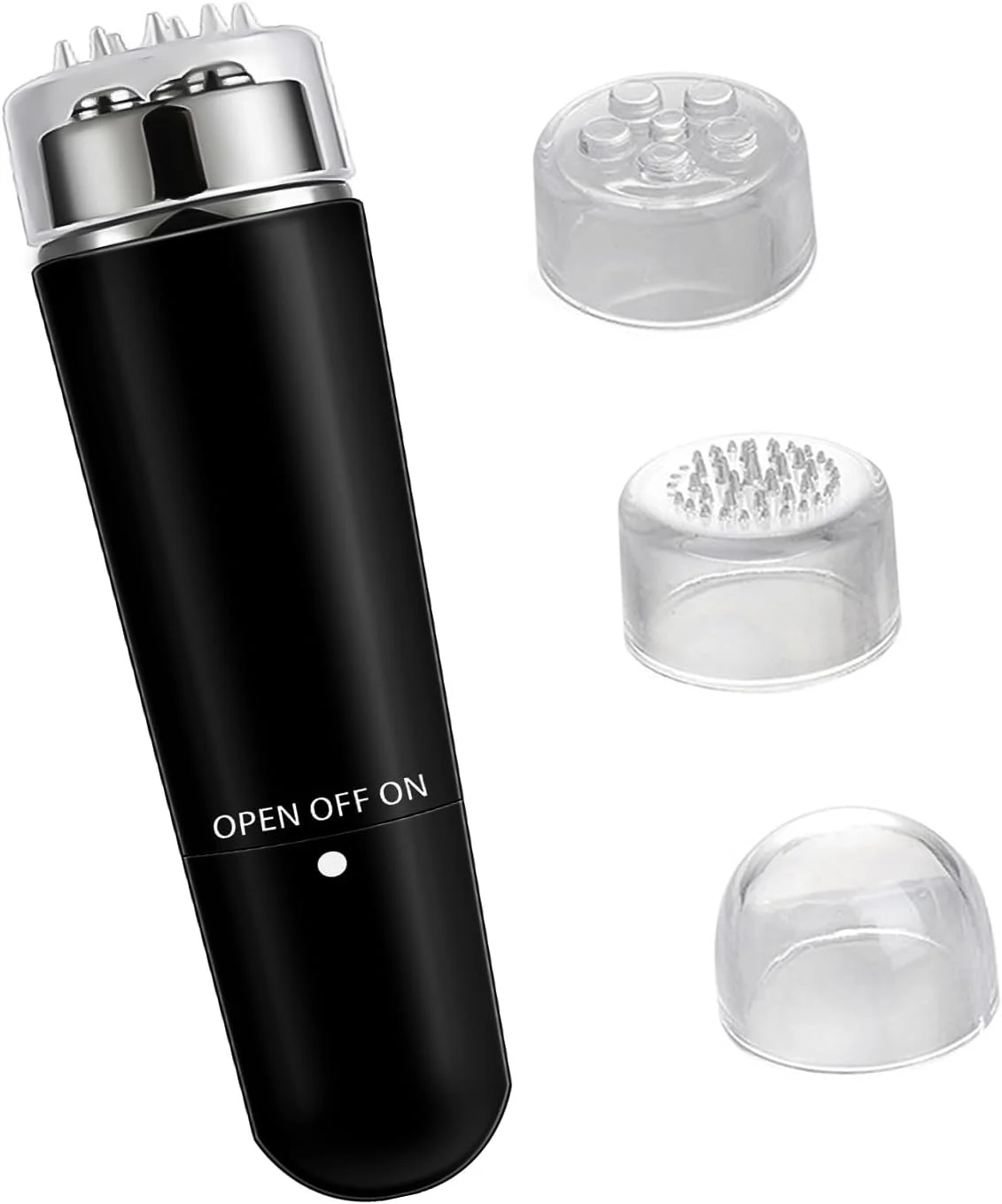 ماساژور کوچک، ماساژور کوچک قابل حمل برای صورت، گردن، سر و پشت (مشکی)