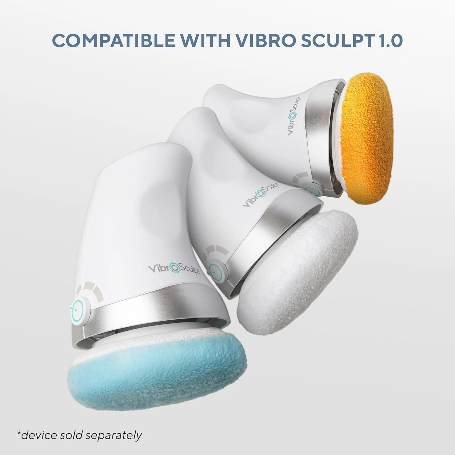 ماساژور فرم دهنده بدن ویبرو اسکالپت - ماساژور ضد سلولیت و لنفاوی برای سفت کردن و فرم دادن در خانه - پدهای قابل تعویض شامل می شود