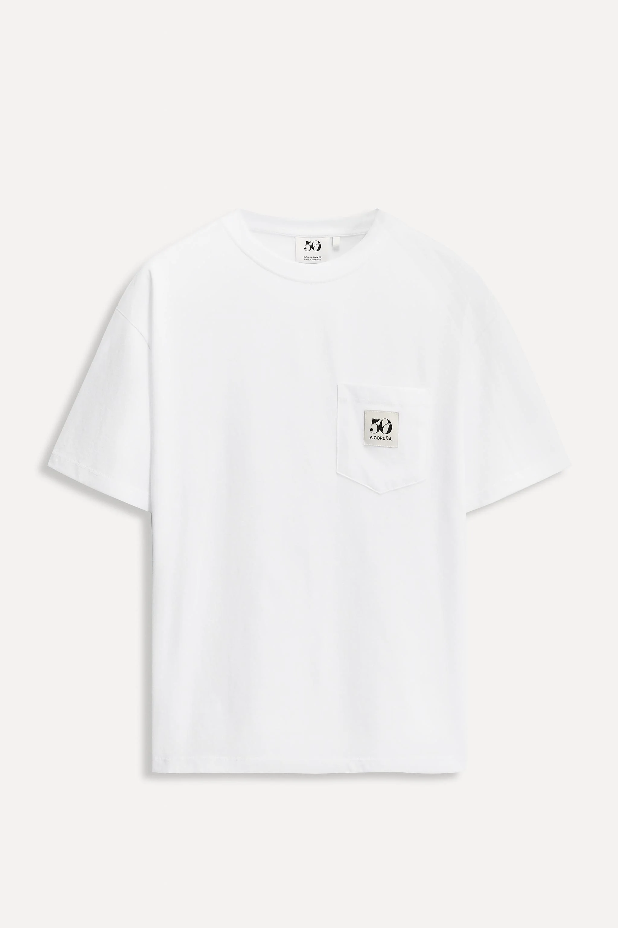 تی شرت یقه گرد با جیب