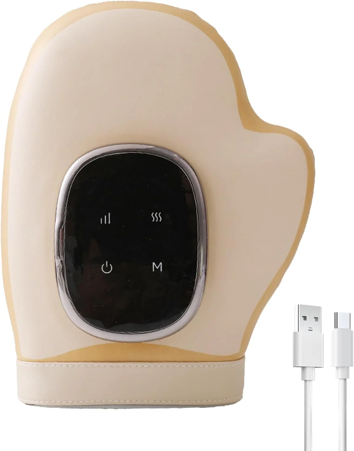 ماساژور دست گرمایشی، LCD قابل تنظیم با تایمر | ماساژور دست با گرما و فشار | برای افراد مسن، کاربران کامپیوتر، آقایان، خانم ها، مشاغل دفتری و رانندگی طولانی