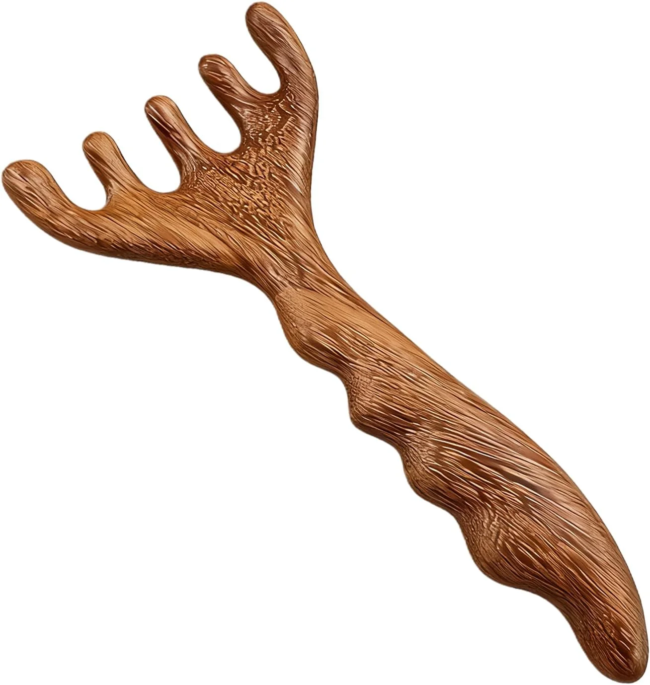 ماساژور چوبی سر | ابزار دستی قابل حمل مو | ابزار تحریک کننده پوست سر | برای چشم ها، صورت، گردن، شانه ها، آقایان، خانم ها، مسافرت روزانه، خانه، محل کار