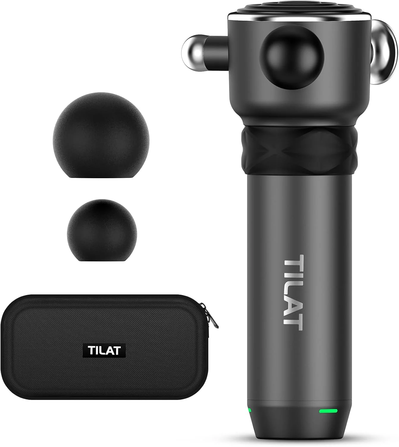 ماساژور بافت عمقی، ماساژور عضلانی لرزشی بی سیم - مینی ماساژور دستی برای کمر، گردن و بافت همبند - ماساژور نقطه ماشه ای هدفمند