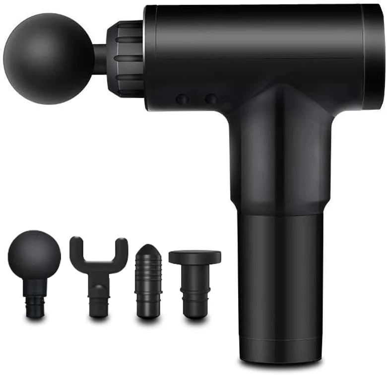 تفنگ ماساژ TAPIT، تفنگ ماساژ عضلانی برقی، تفنگ ماساژ بافت عمیق برای تسکین درد عضلات، ماساژور دستی با سرعت قابل تنظیم، ماساژور برقی قابل حمل و سبک وزن (مشکی)