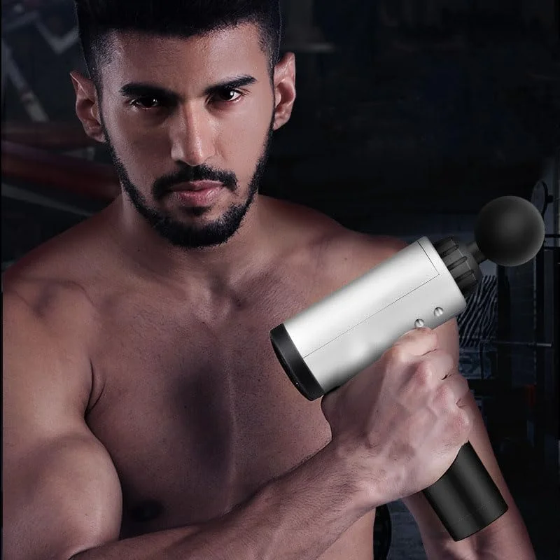 تفنگ ماساژ TAPIT، تفنگ ماساژ عضلانی برقی، تفنگ ماساژ بافت عمیق برای تسکین درد عضلات، ماساژور دستی با سرعت قابل تنظیم، ماساژور برقی قابل حمل و سبک وزن (مشکی)