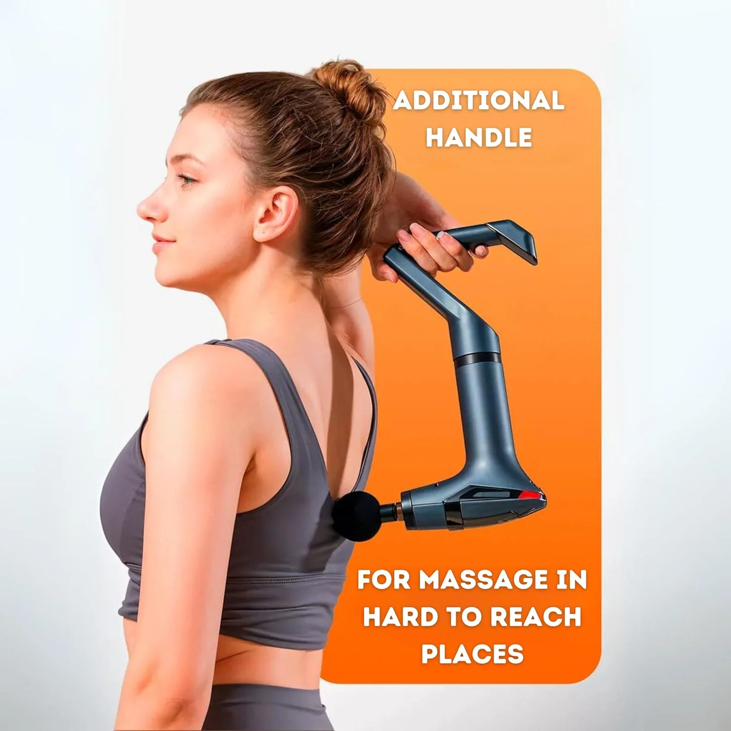 ماساژور ضربه ای جداشدنی SUPREMIUM | ماساژور پرکاشن 15 سرعته برای تسکین درد کل بدن | ایده آل برای گردن، شانه، کمر و پا | تسکین دهنده عضلات قابل شارژ برای آقایان و بانوان