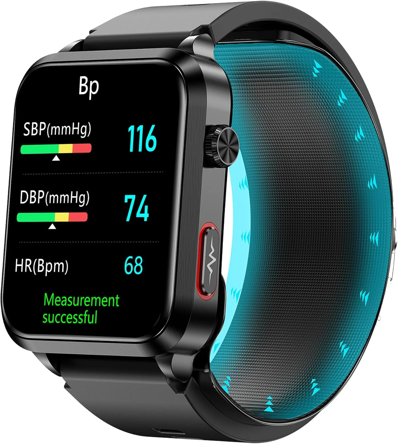 ساعت هوشمند فشار خون مچی Ethelred، ردیاب تناسب اندام و سلامتی IPS 1.92 اینچی، کاف پمپ کیسه هوا، مانیتور ضربان قلب، اکسیژن خون، پایش خواب، گام شمار اشتراک گذاری داده، ردیاب فعالیت