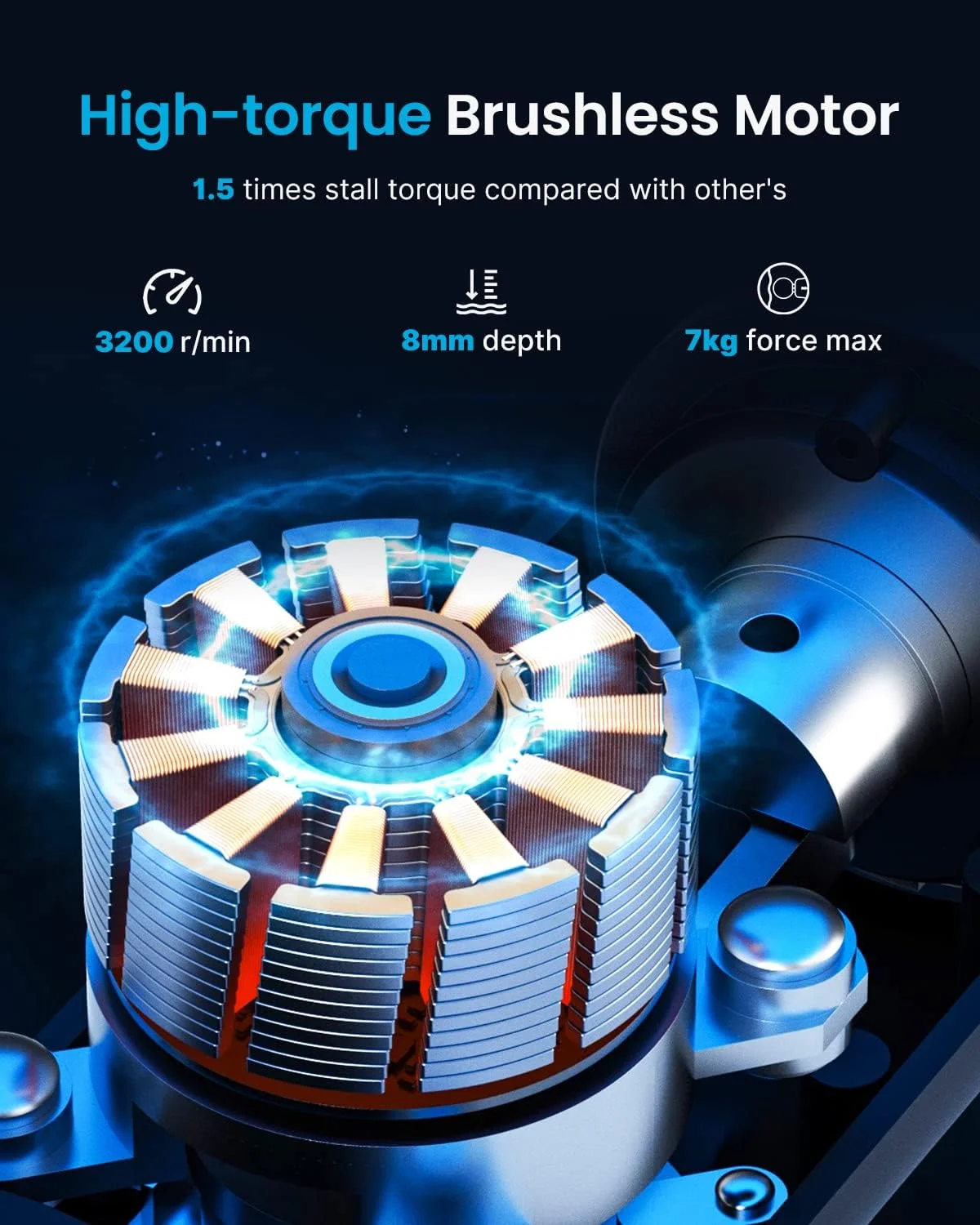 ماساژور کوچک رنفو با گرما، ماساژور عضلانی بافت عمیق جدید 2023، ماساژور بافت عمیق قابل حمل با شارژ Type-C، ماساژور عضلانی ضربه ای بی صدا، هدیه روز ولنتاین